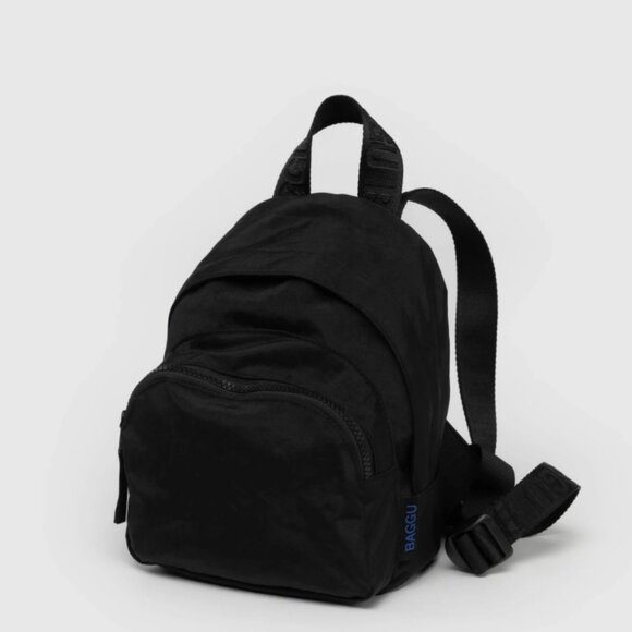 BAGGU Mini Nylon Backpack - Black - NWT - Picture 5 of 7